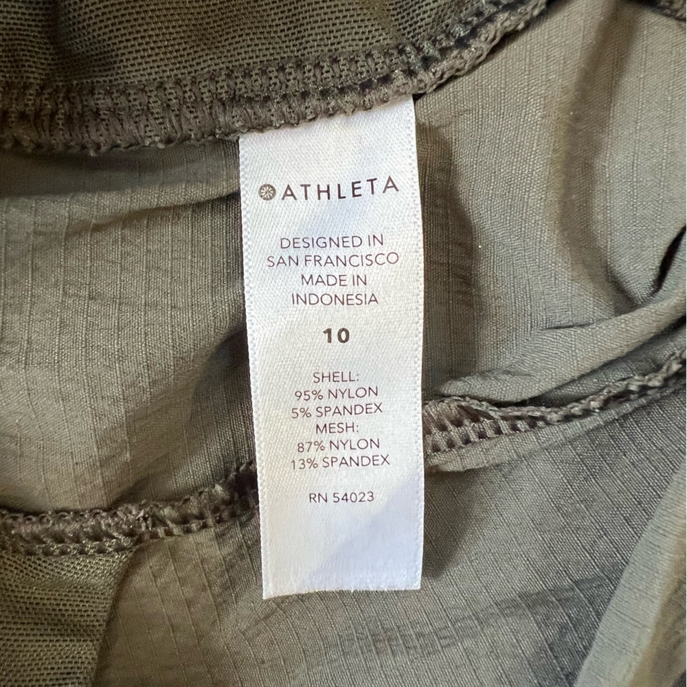 Athleta Trekkie Mid Rise Legacy Jogger Pants in Arbor Olive Green, 10 - Picture 9 of 12